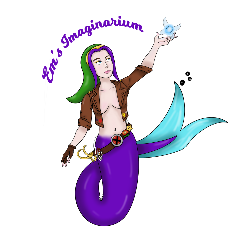 Em's mermaid logo